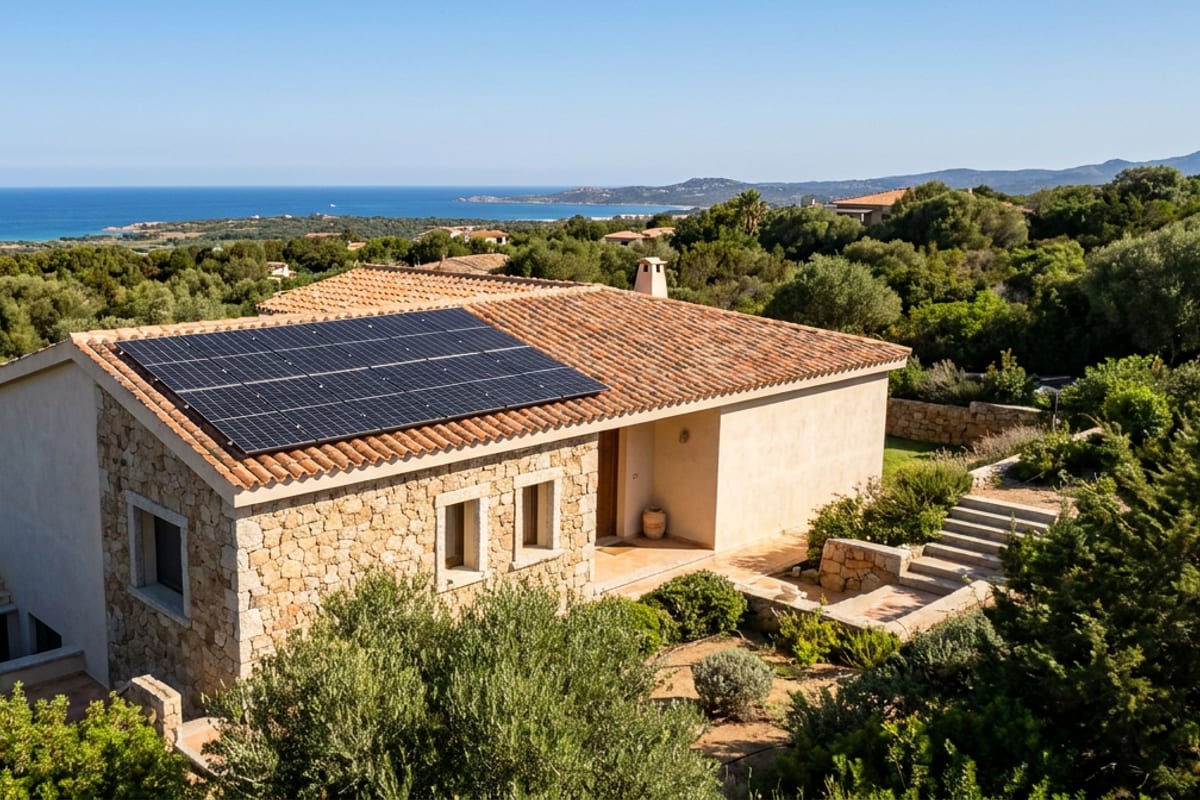 Quanto produce un impianto da 6 kW al giorno in Sardegna