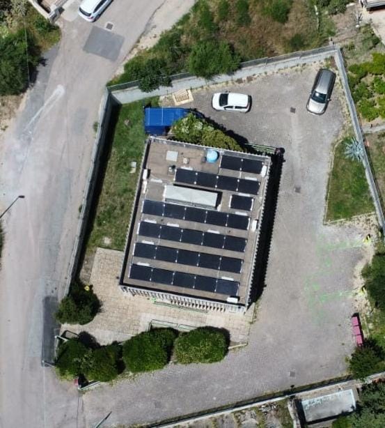 Impianto fotovoltaico Poste Italiane a Berchidda