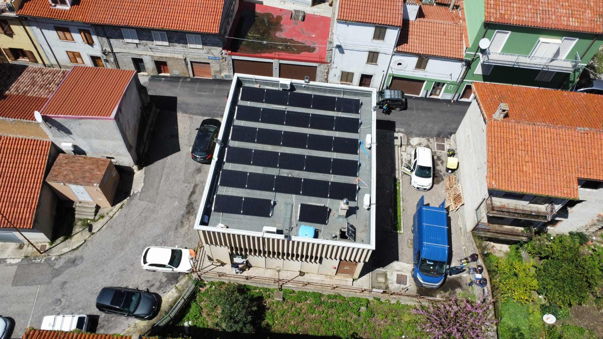Impianto fotovoltaico Poste Italiane a Bono