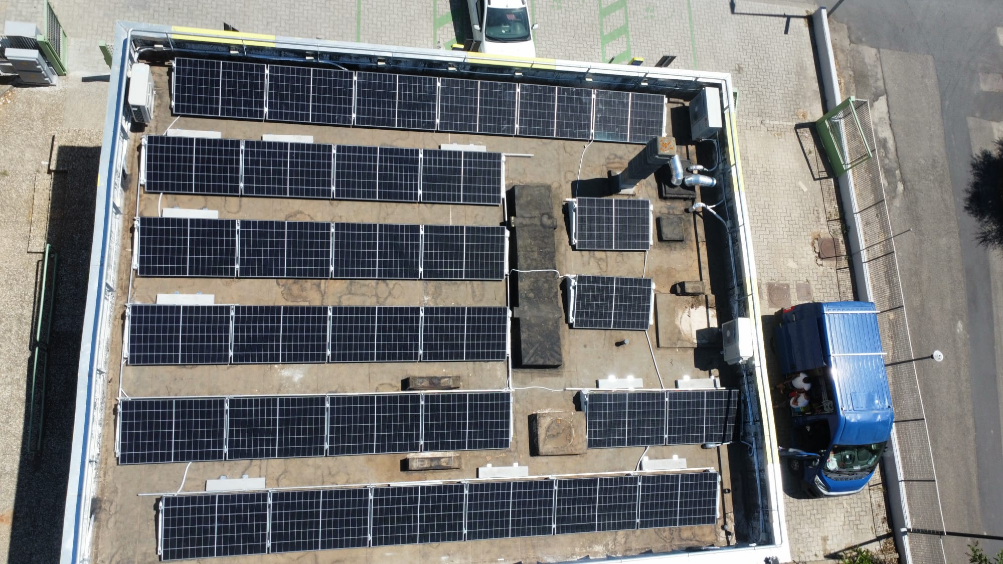 Impianto fotovoltaico Poste Italiane a Fluminimaggiore