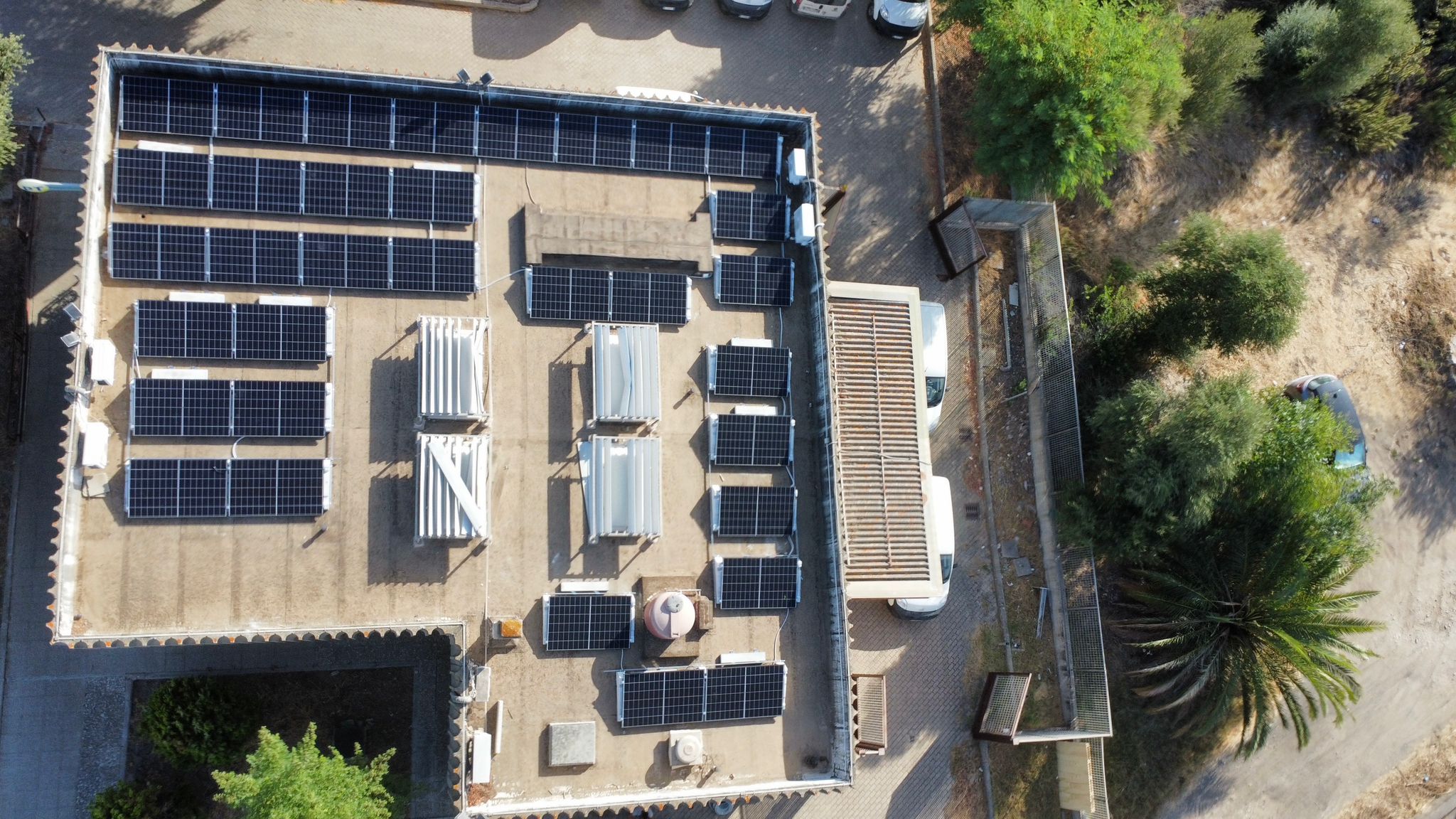 Impianto fotovoltaico Poste Italiane a Giba