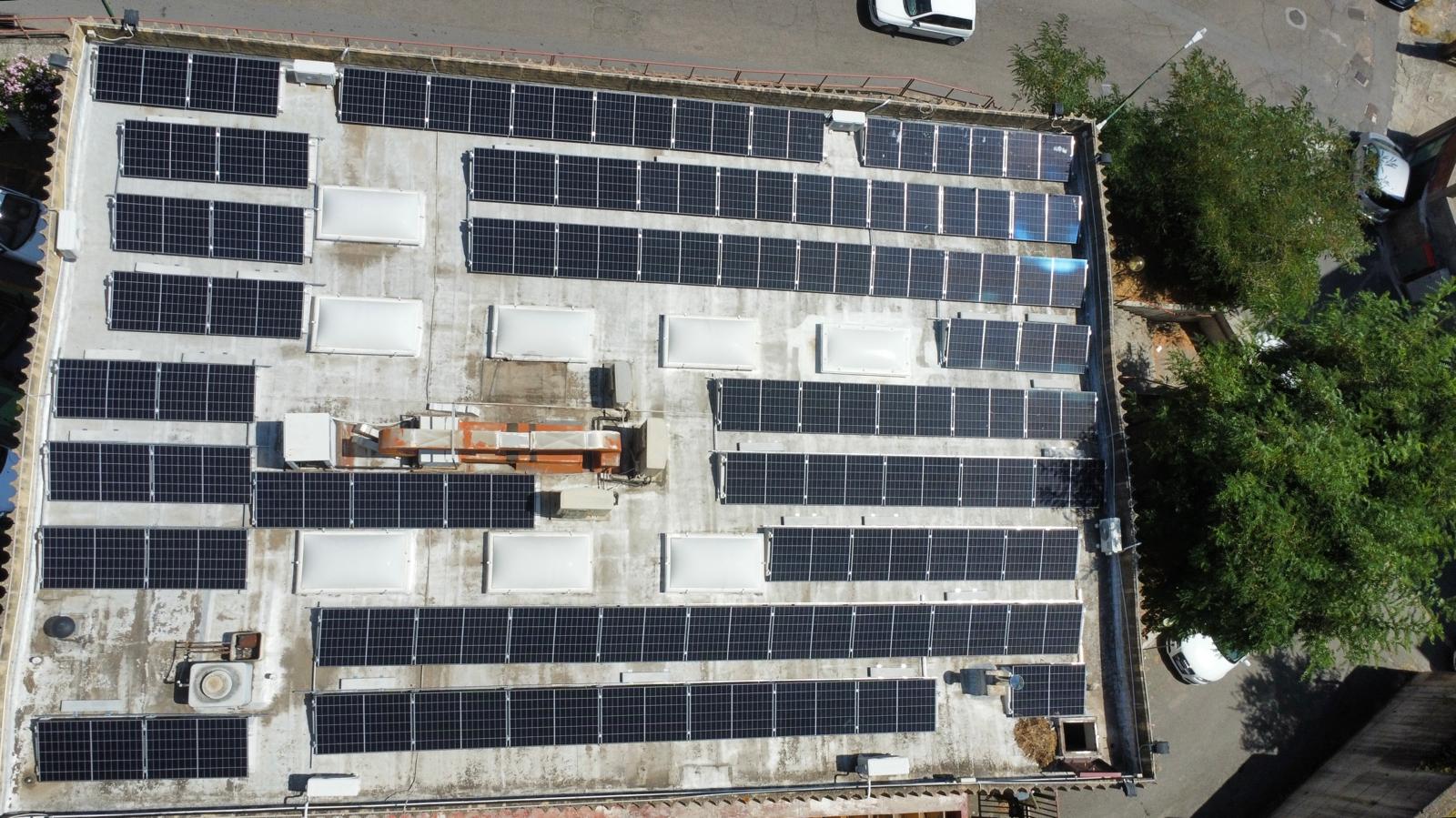 Impianto fotovoltaico Poste Italiane a Lanusei
