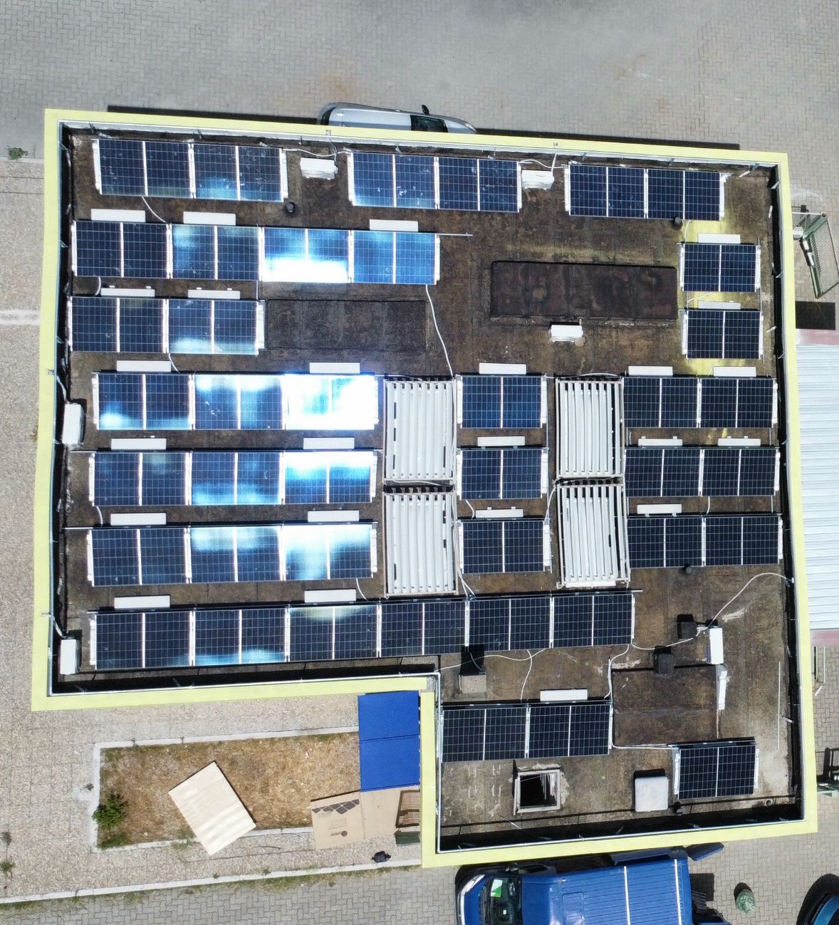 Impianto fotovoltaico Poste Italiane a Maracalagonis