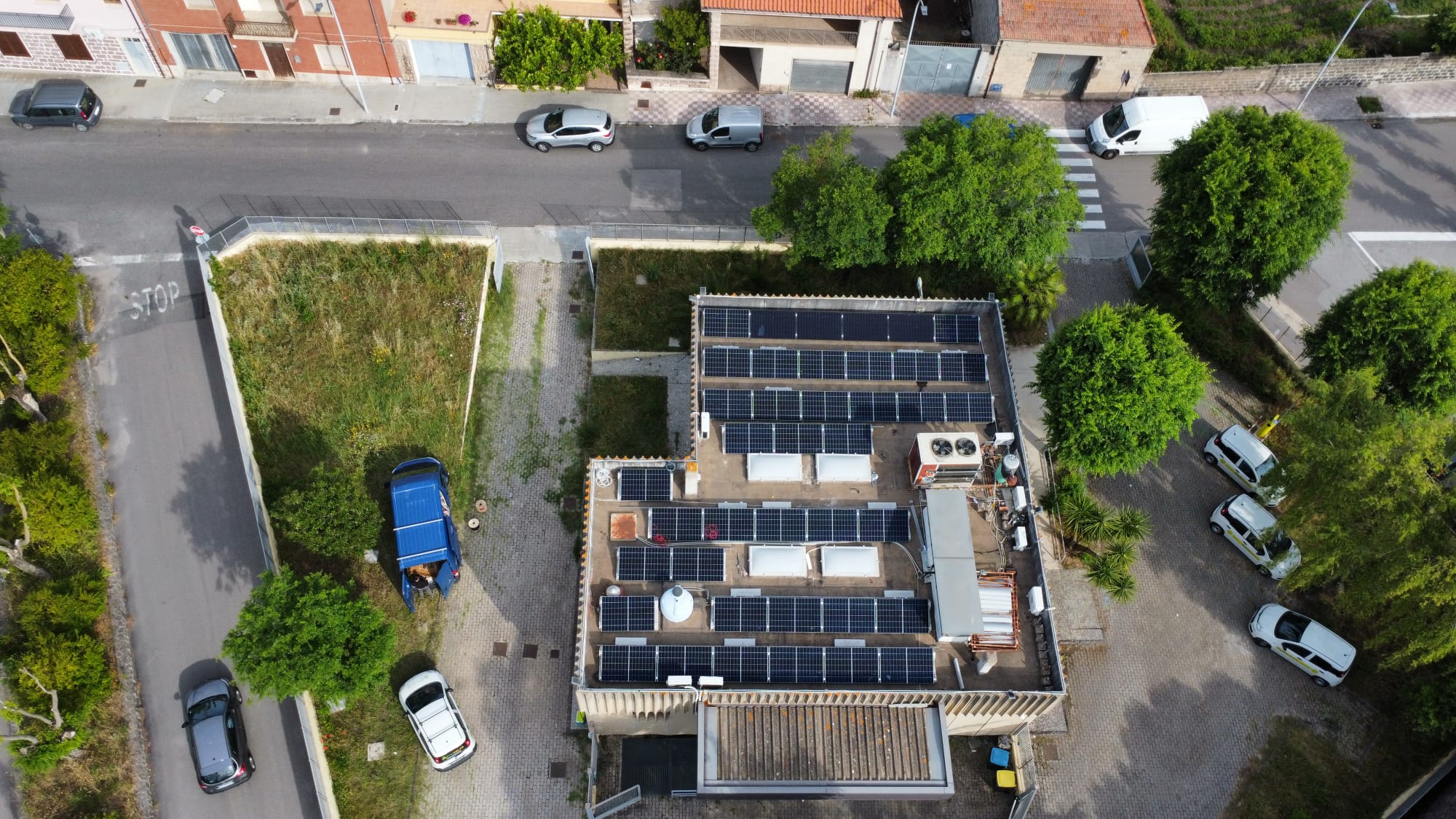 Impianto fotovoltaico Poste Italiane a Pozzomaggiore