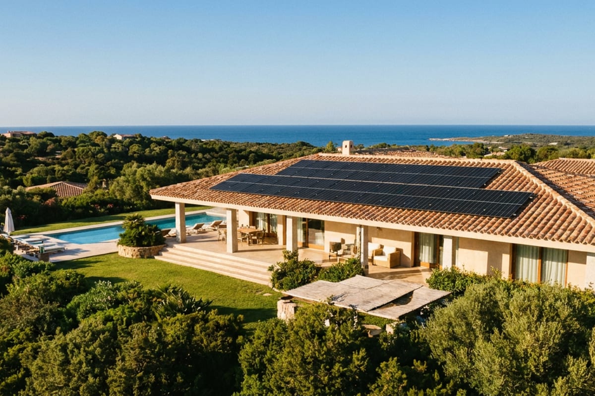 Impianto fotovoltaico da 10 kW in Sardegna