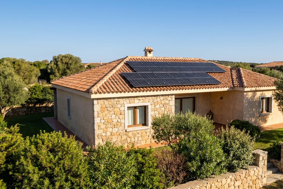 Impianto fotovoltaico da 4 kW in Sardegna